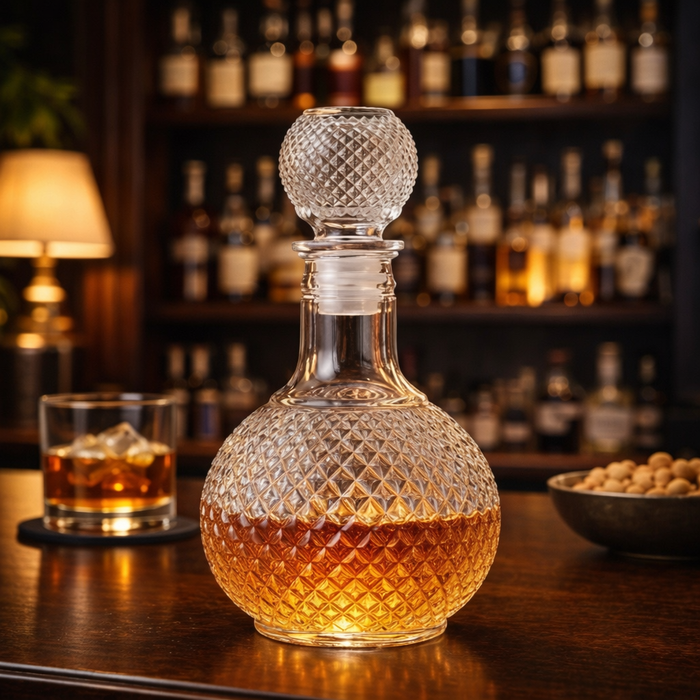 Carafe à whisky – Édition Diamant taillé