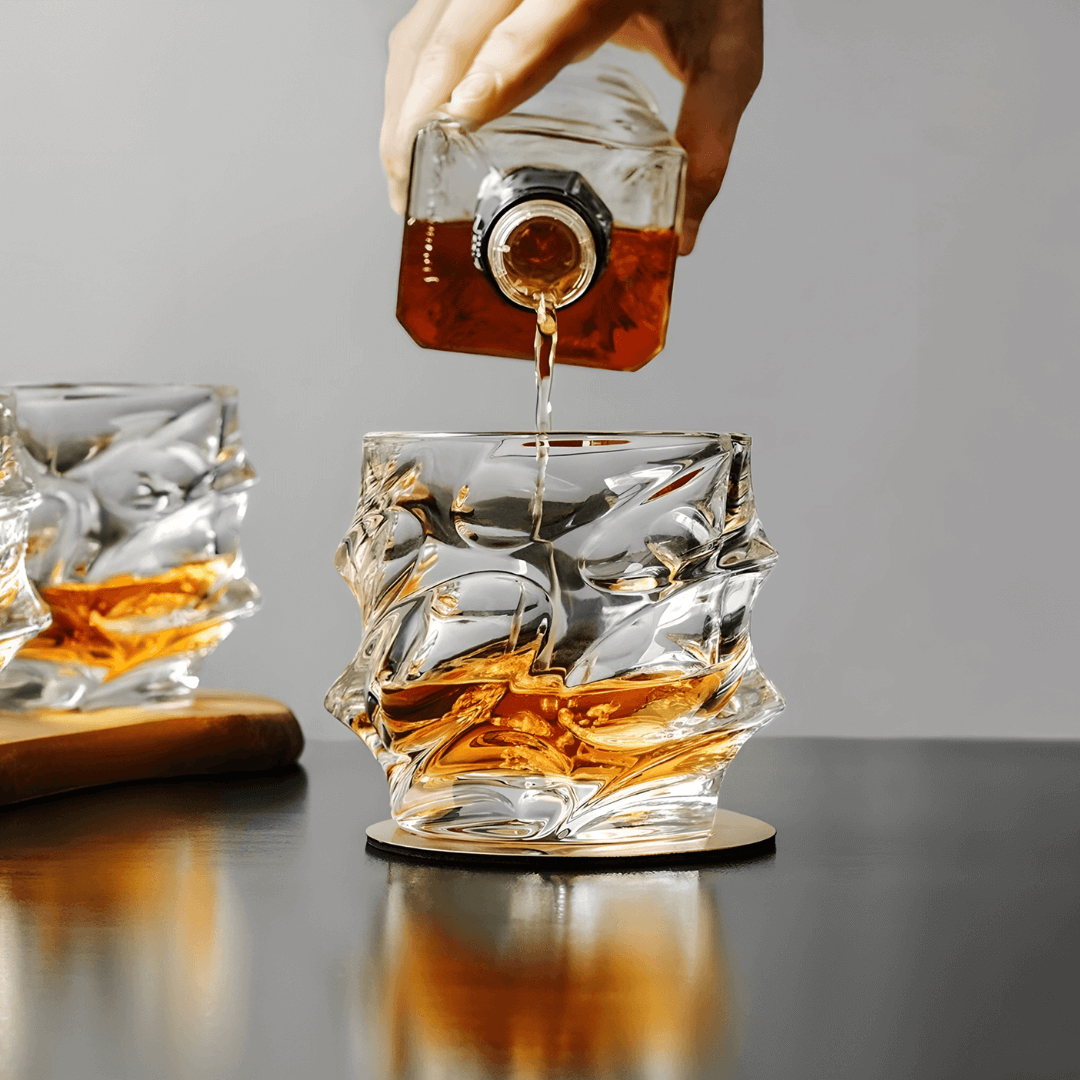 Verre à whisky en cristal japonais Arashi – image 9