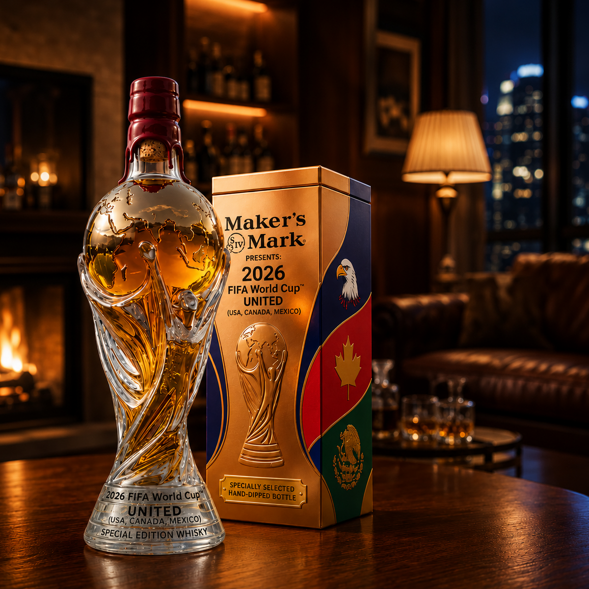 Carafe à whisky – Édition Trophée de soccer 2026 – image 6