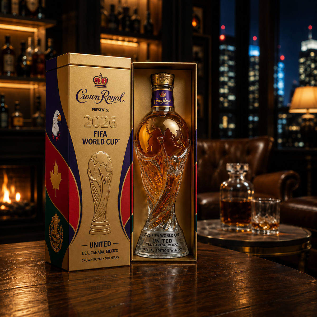 Carafe à whisky – Édition Trophée de soccer 2026 – image 5