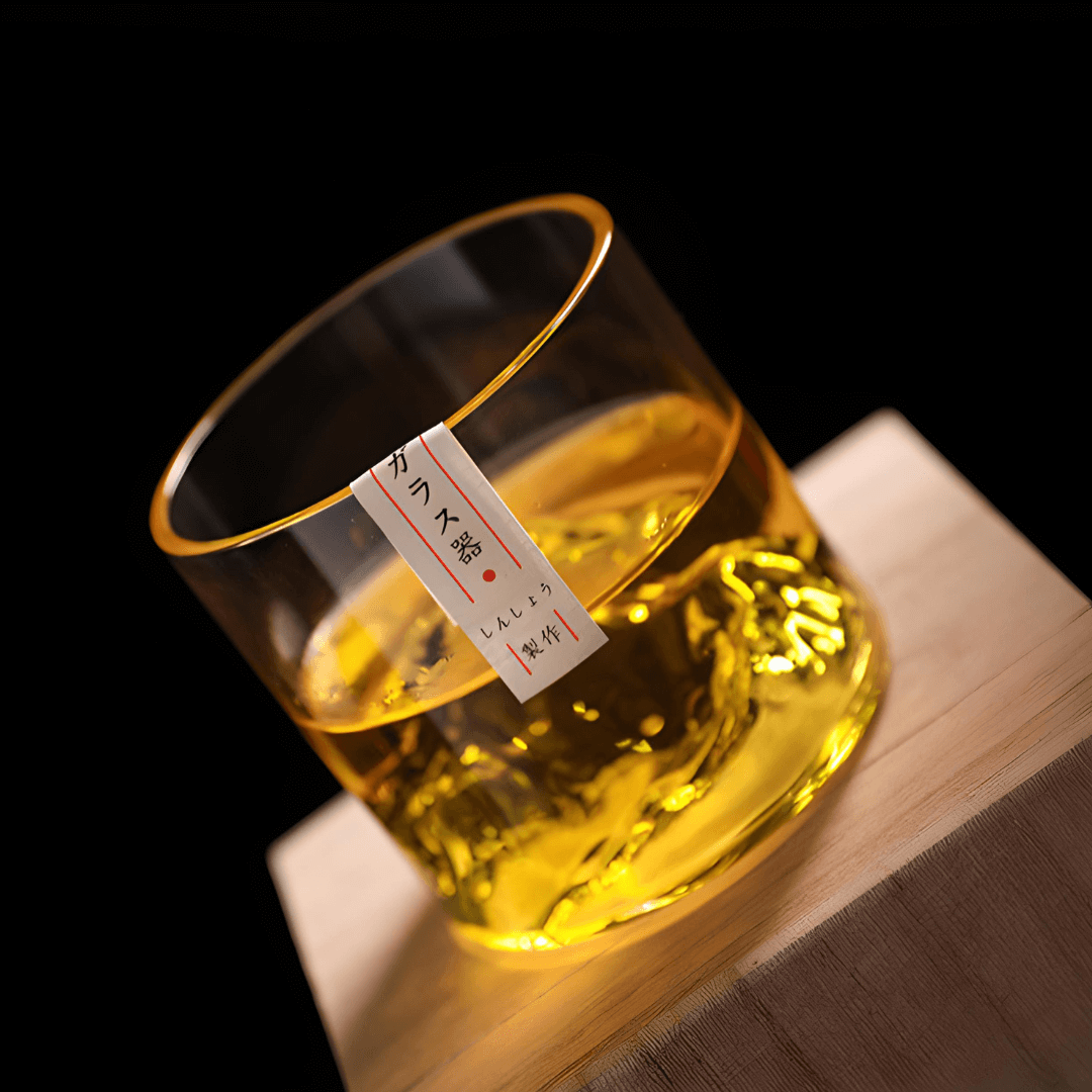 Verre à whisky en cristal japonais Mont Fuji – image 12