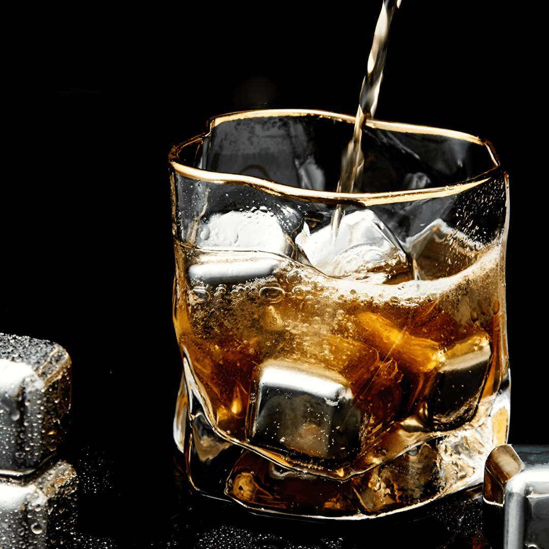 Verre à whisky en cristal japonais Hoshi doré – image 11