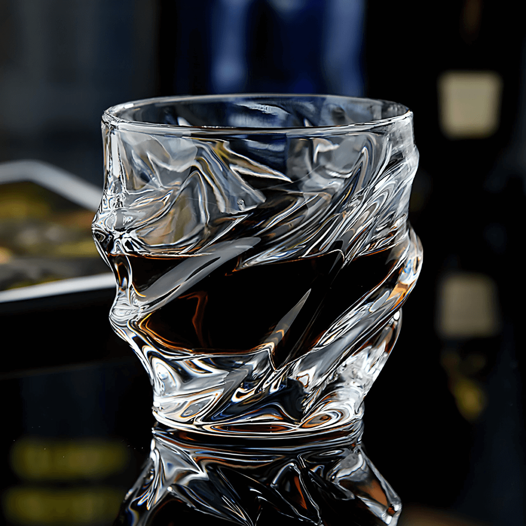 Verre à whisky en cristal japonais Nami