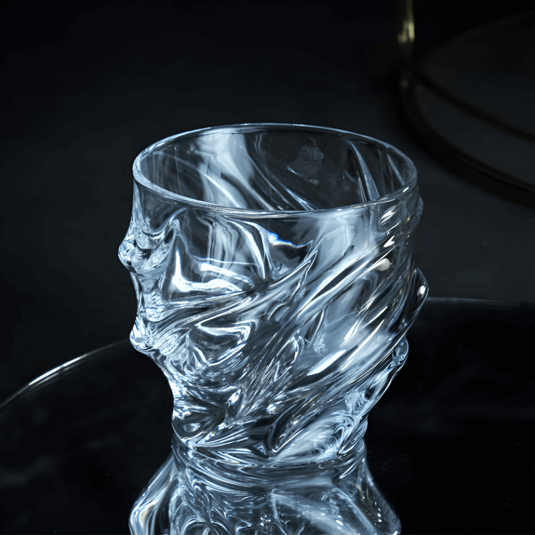 Verre à whisky en cristal japonais Nami – image 4