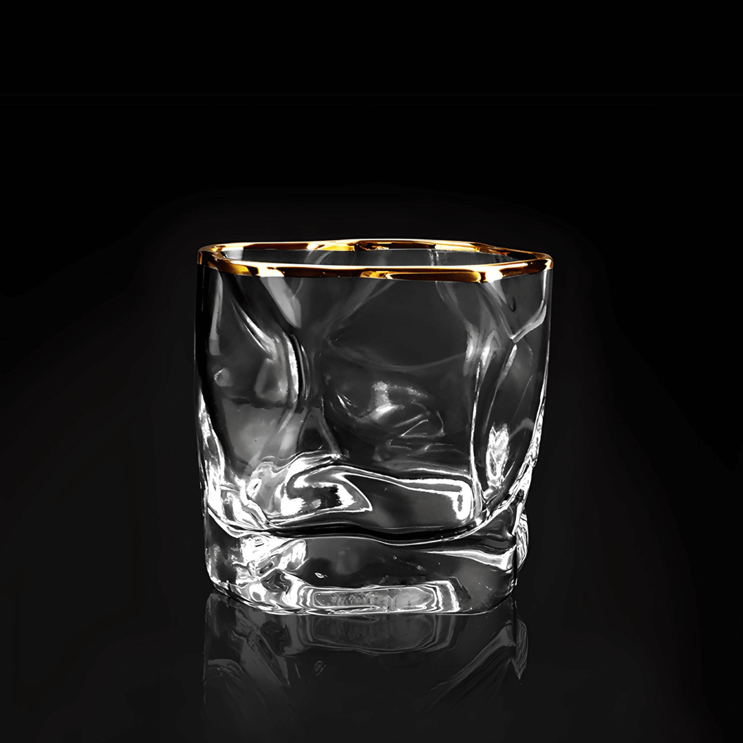 Verre à whisky en cristal japonais Hoshi doré – image 14