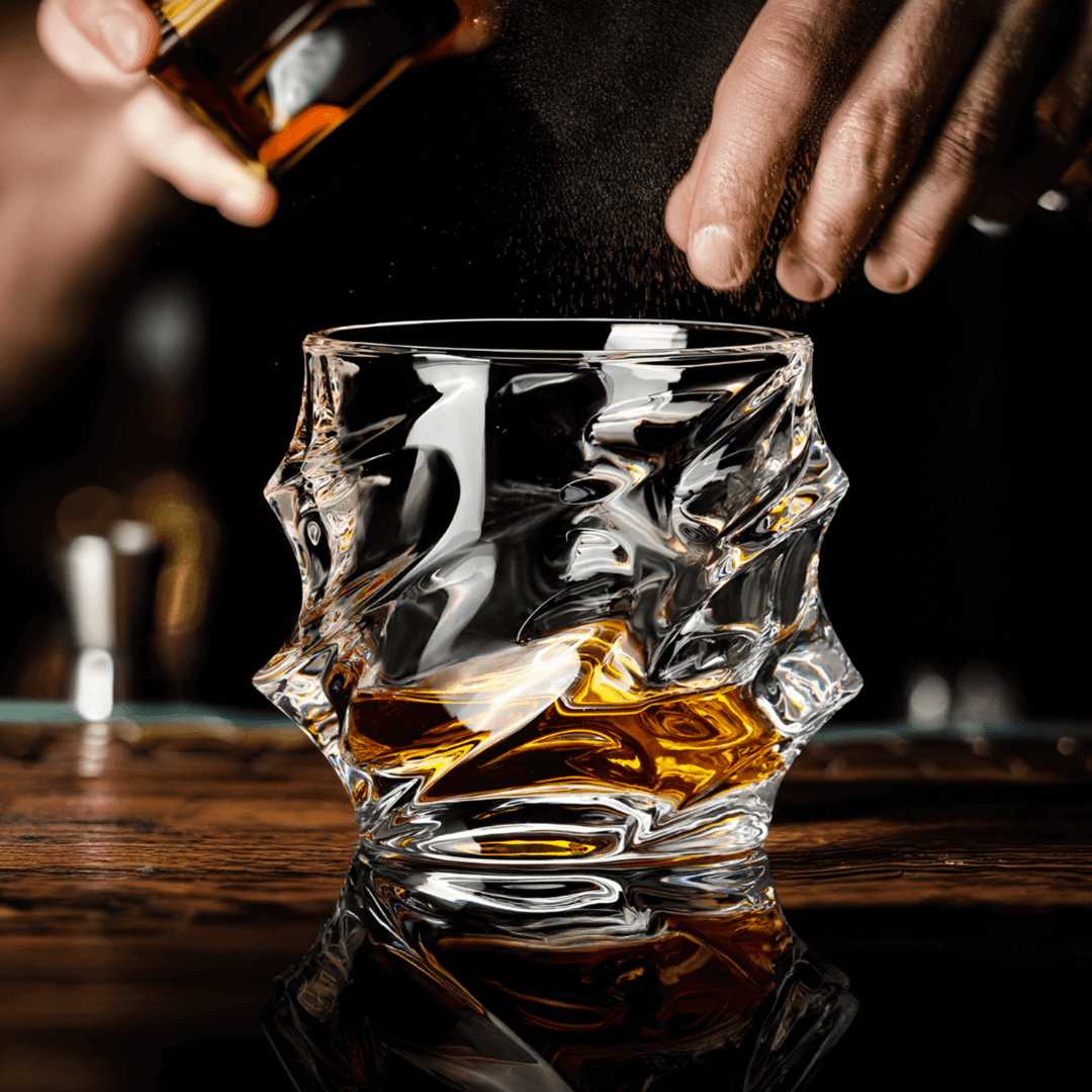 Verre à whisky en cristal japonais Arashi – image 5