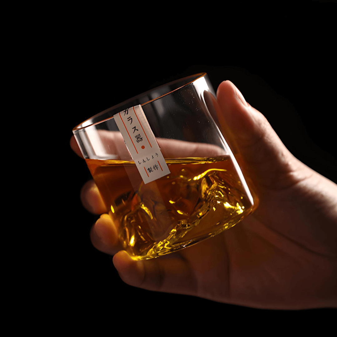 Verre à whisky en cristal japonais Mont Fuji – image 5