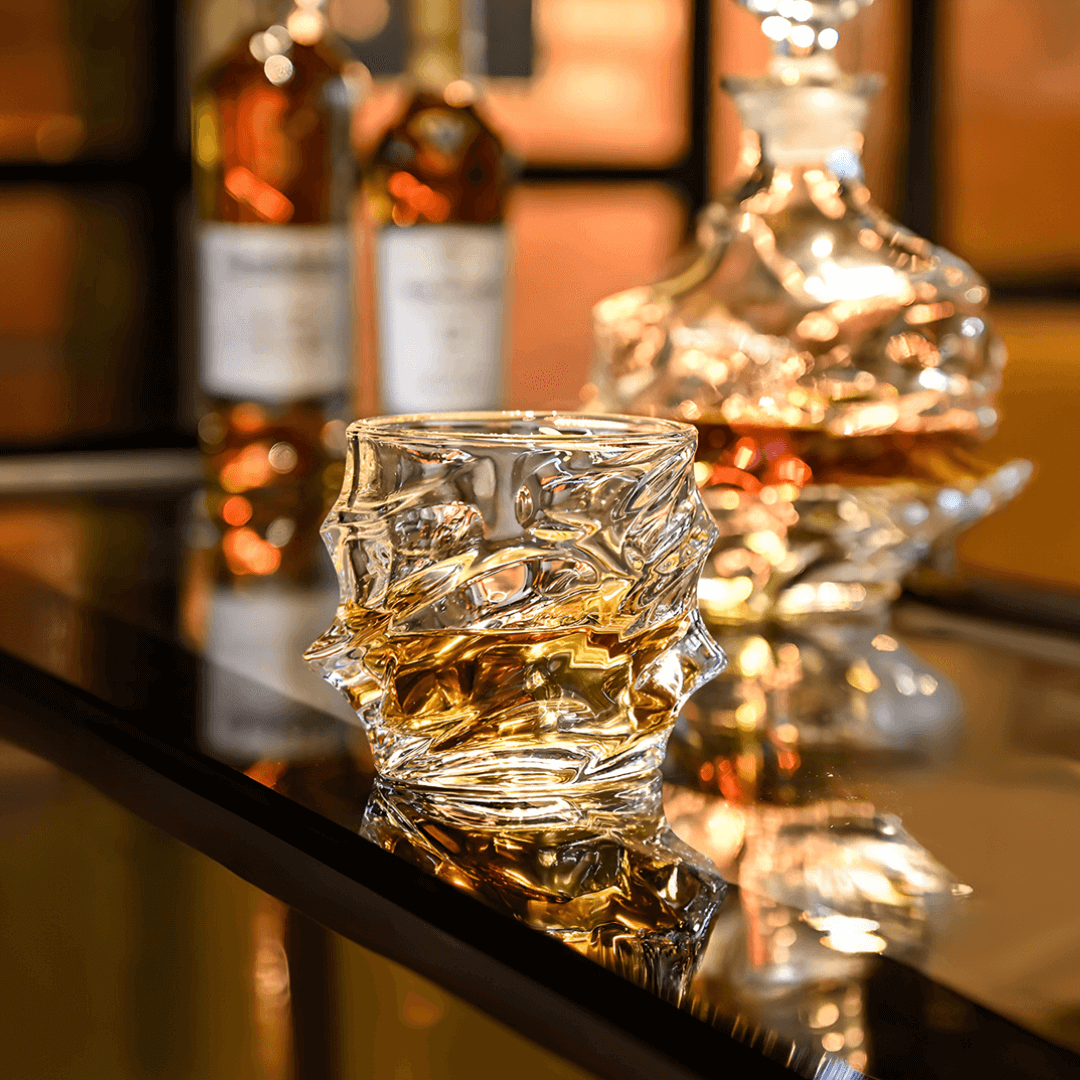 Verre à whisky en cristal japonais Arashi – image 8