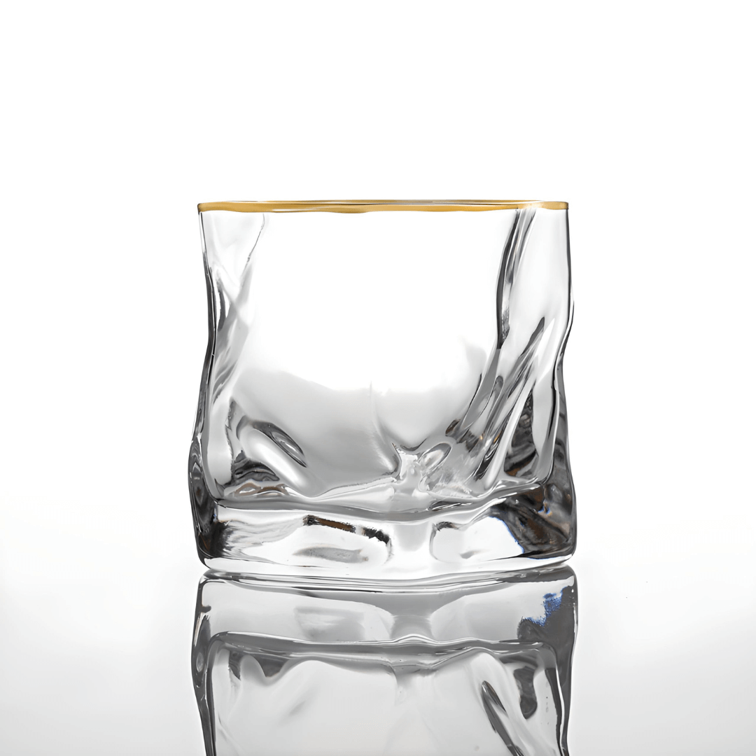 Verre à whisky en cristal japonais Hoshi doré – image 5