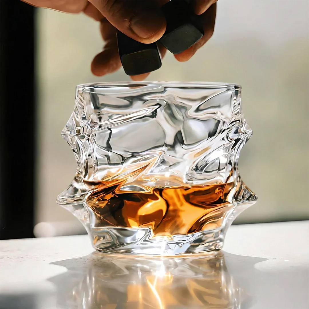 Verre à whisky en cristal japonais Arashi