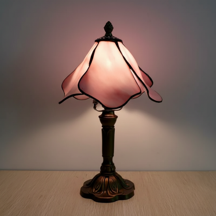Lampe style Tiffany Fée des roses