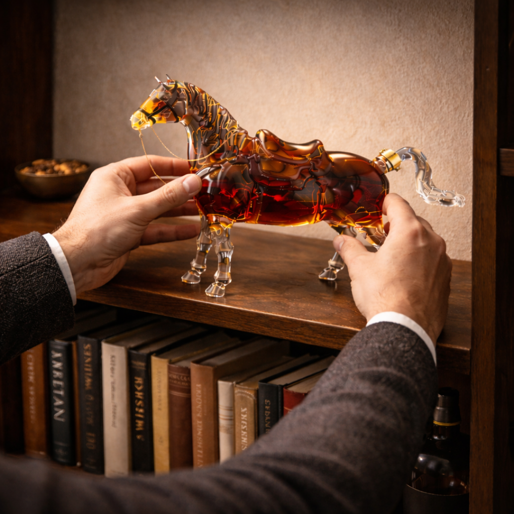 Carafe à whisky – Édition Cheval – image 2