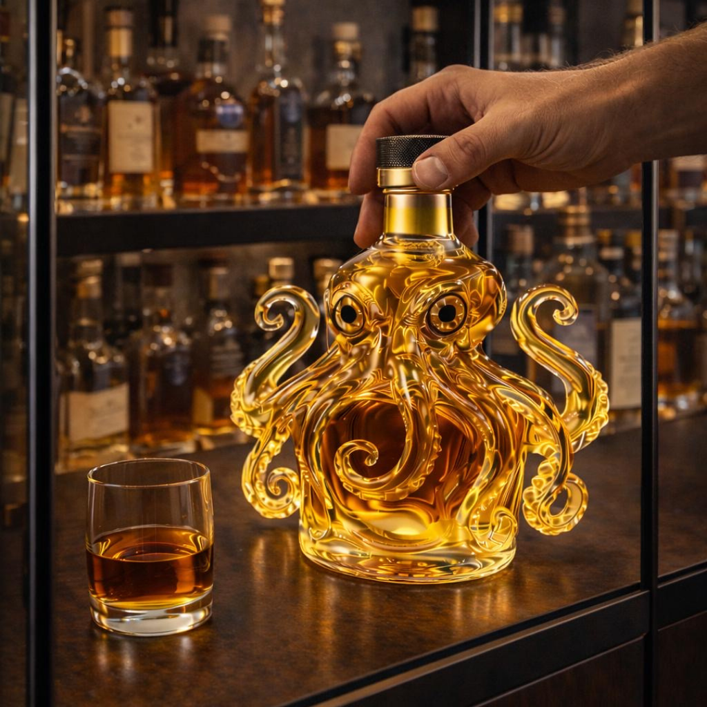 Carafe à whisky – Édition Pieuvre – image 9
