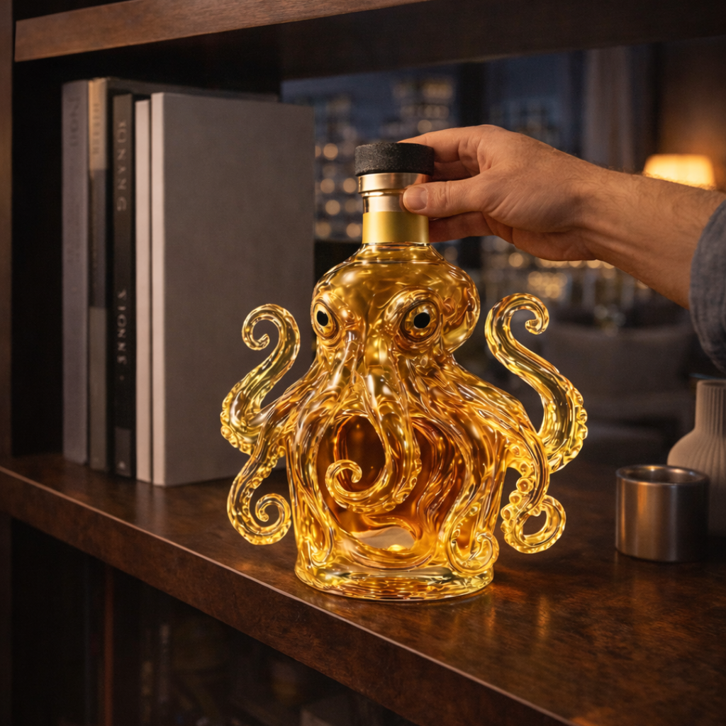 Carafe à whisky – Édition Pieuvre – image 5