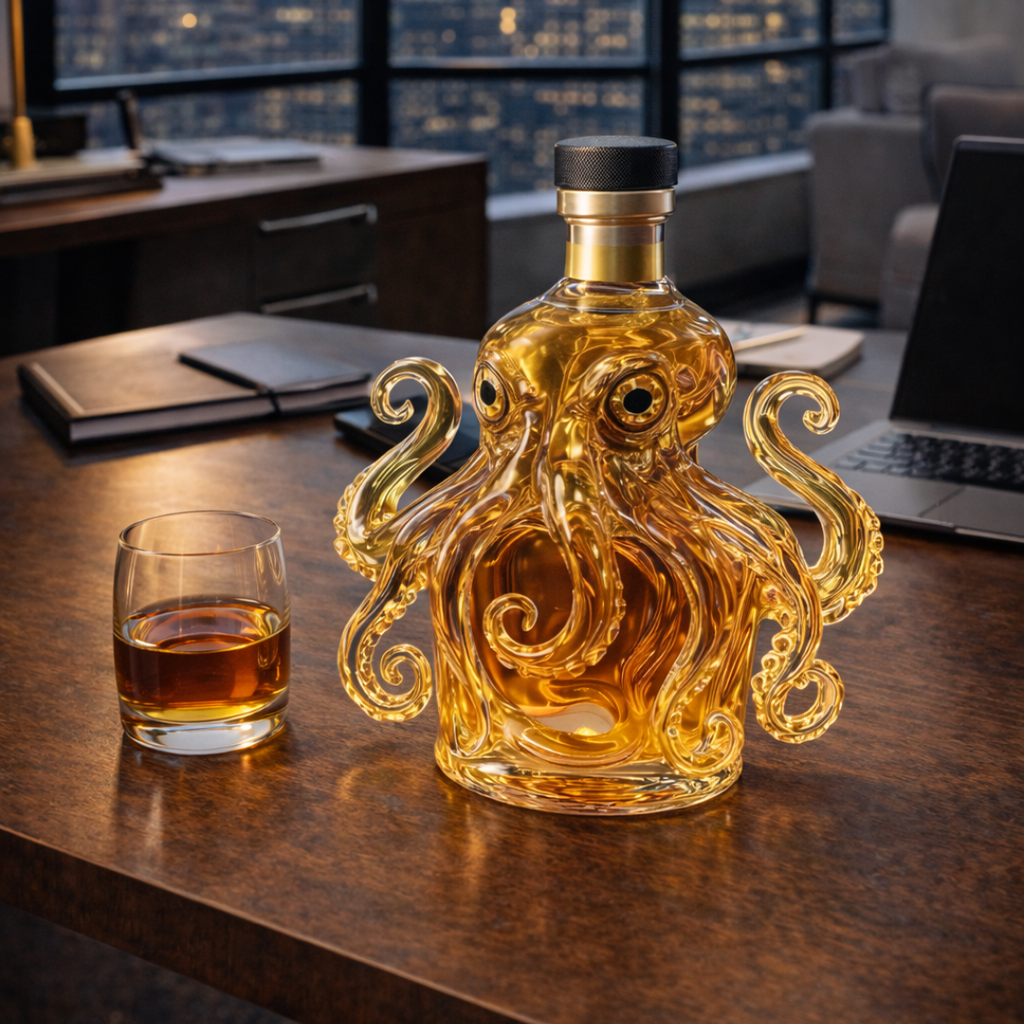 Carafe à whisky – Édition Pieuvre – image 6