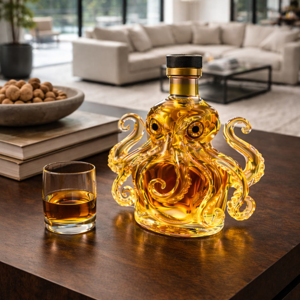 Carafe à whisky – Édition Pieuvre – image 8