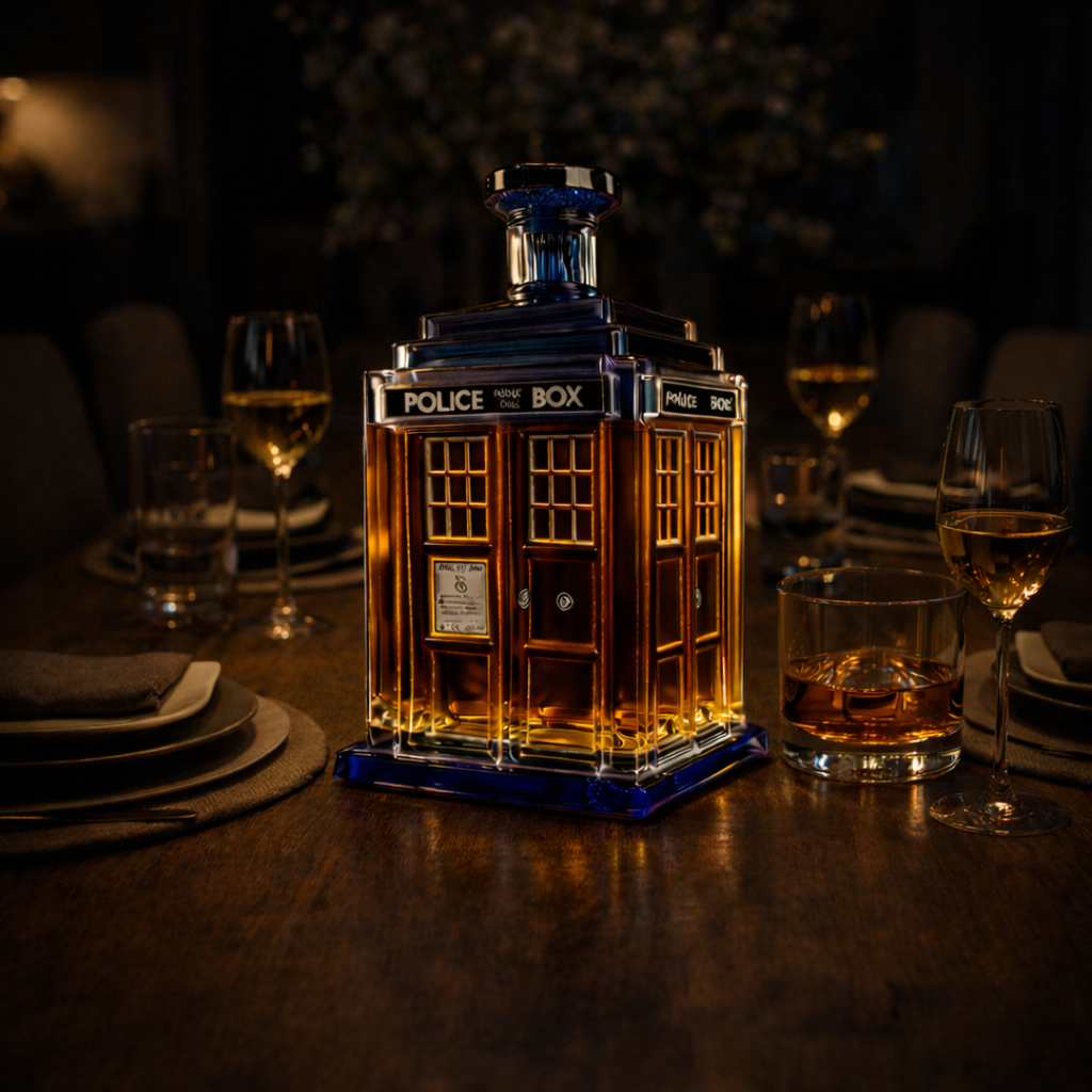 Carafe à whisky – Édition Cabine de police – image 10