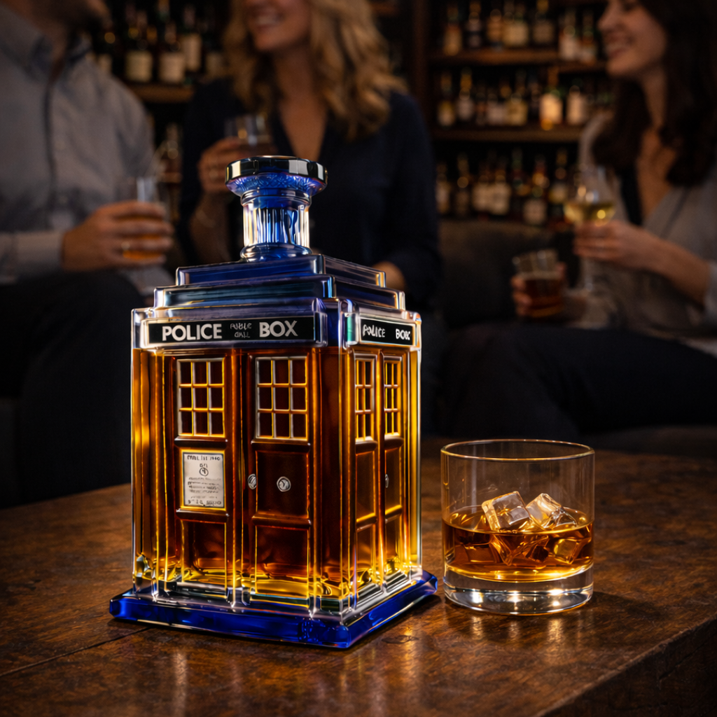 Carafe à whisky – Édition Cabine de police – image 2