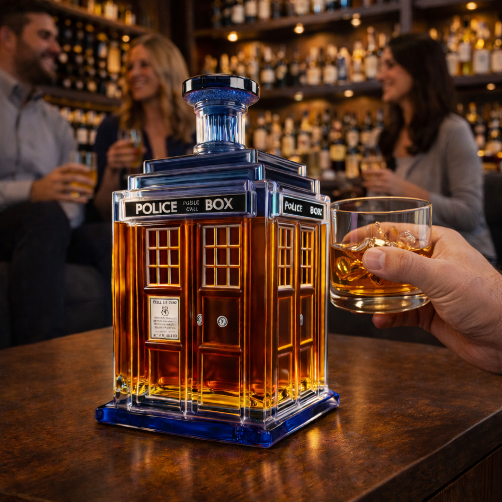 Carafe à whisky – Édition Cabine de police – image 11