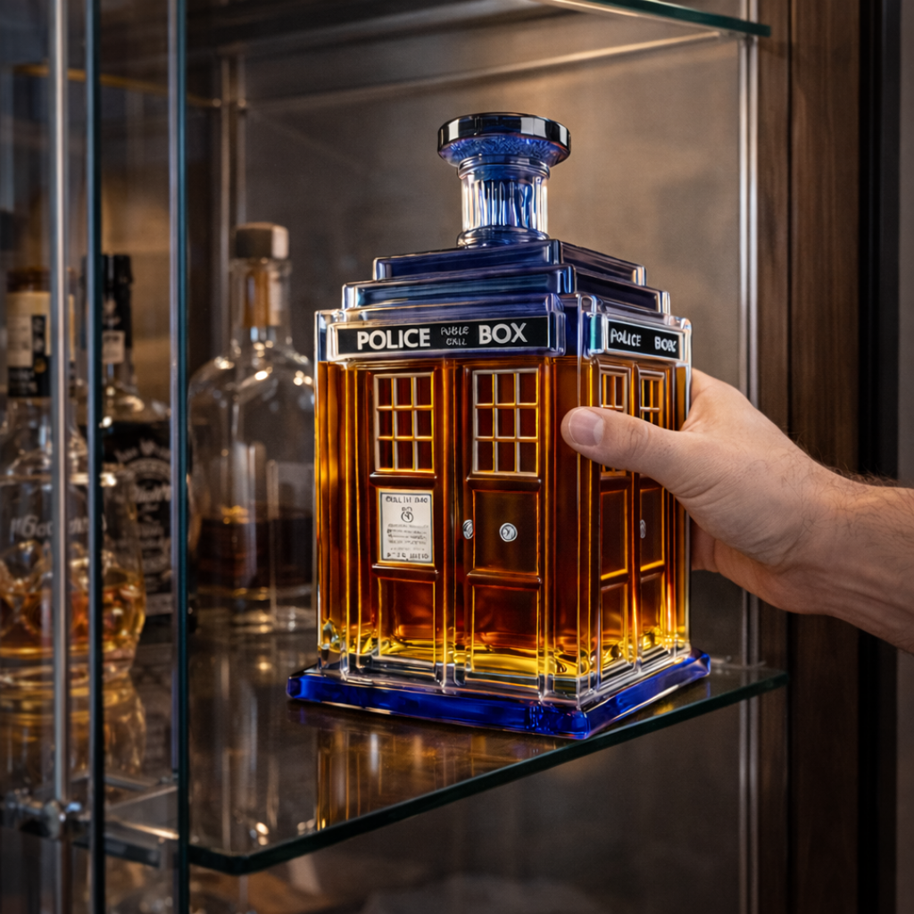 Carafe à whisky – Édition Cabine de police – image 5