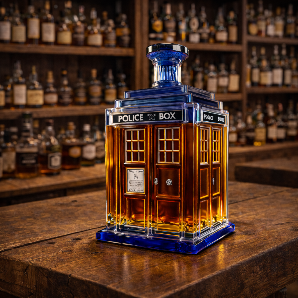 Carafe à whisky – Édition Cabine de police – image 6