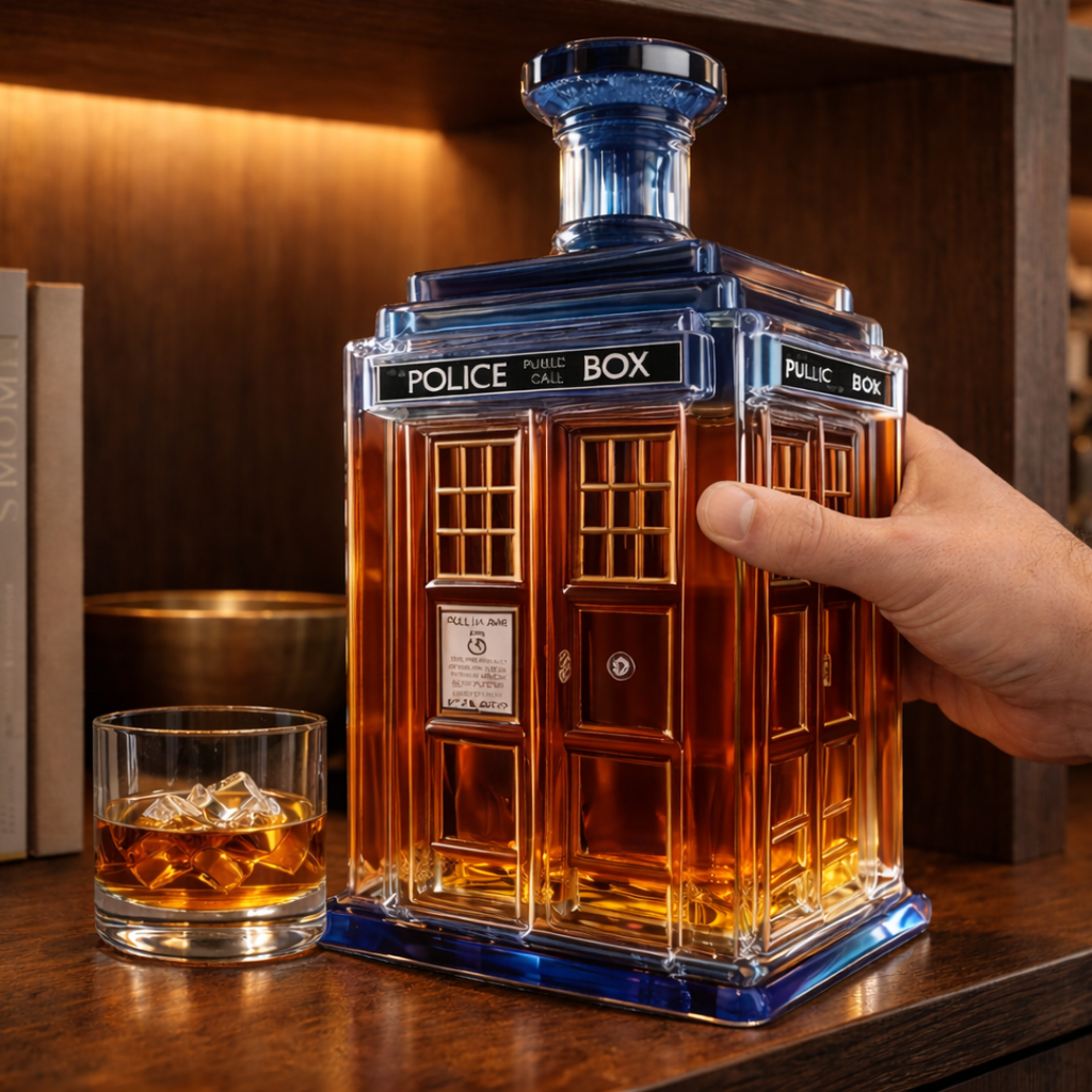 Carafe à whisky – Édition Cabine de police – image 8