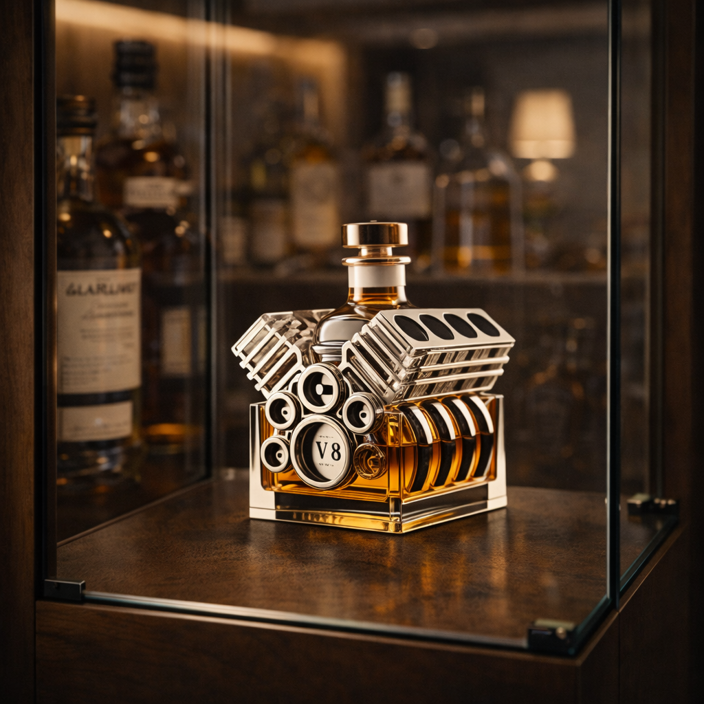 Carafe à whisky – Édition Moteur V8 – image 7