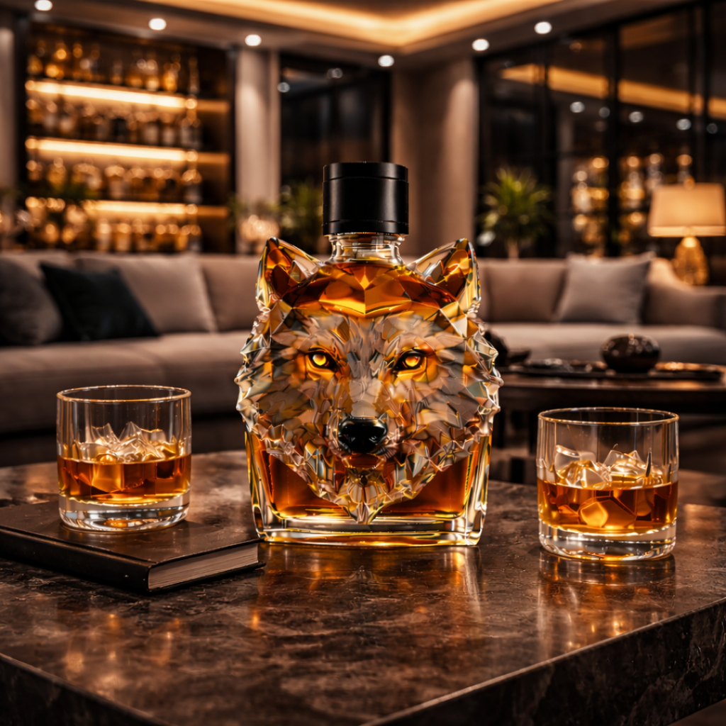 Carafe à whisky – Édition Loup – image 7