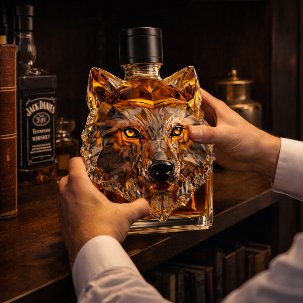 Carafe à whisky – Édition Loup – image 8