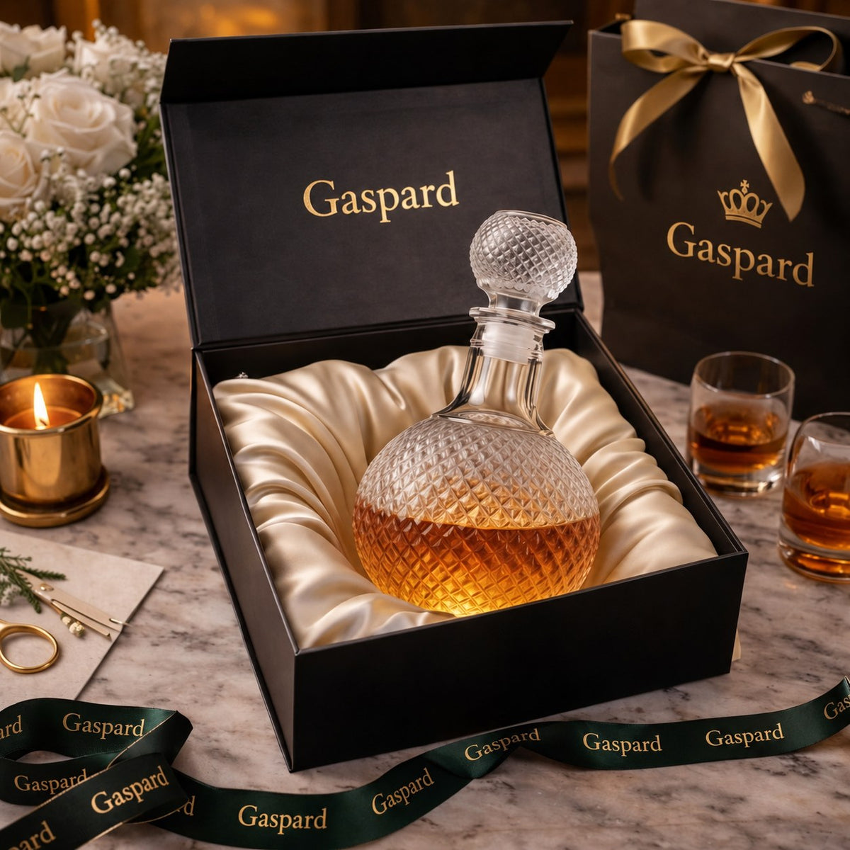 Carafe à whisky – Édition Diamant taillé – image 5