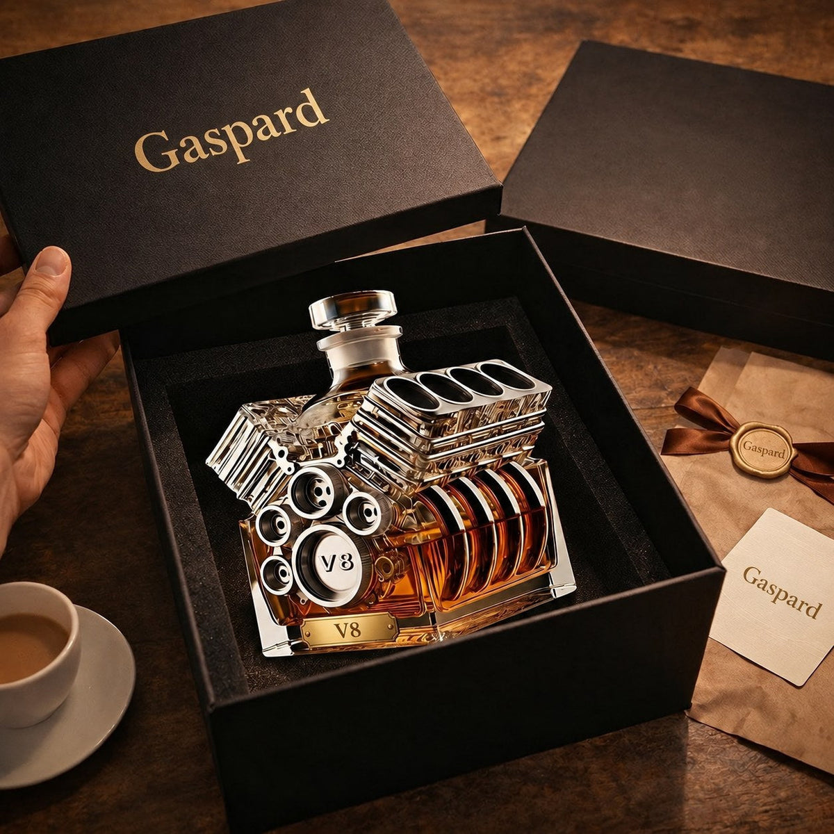 Carafe à whisky – Édition Moteur V8 – image 5