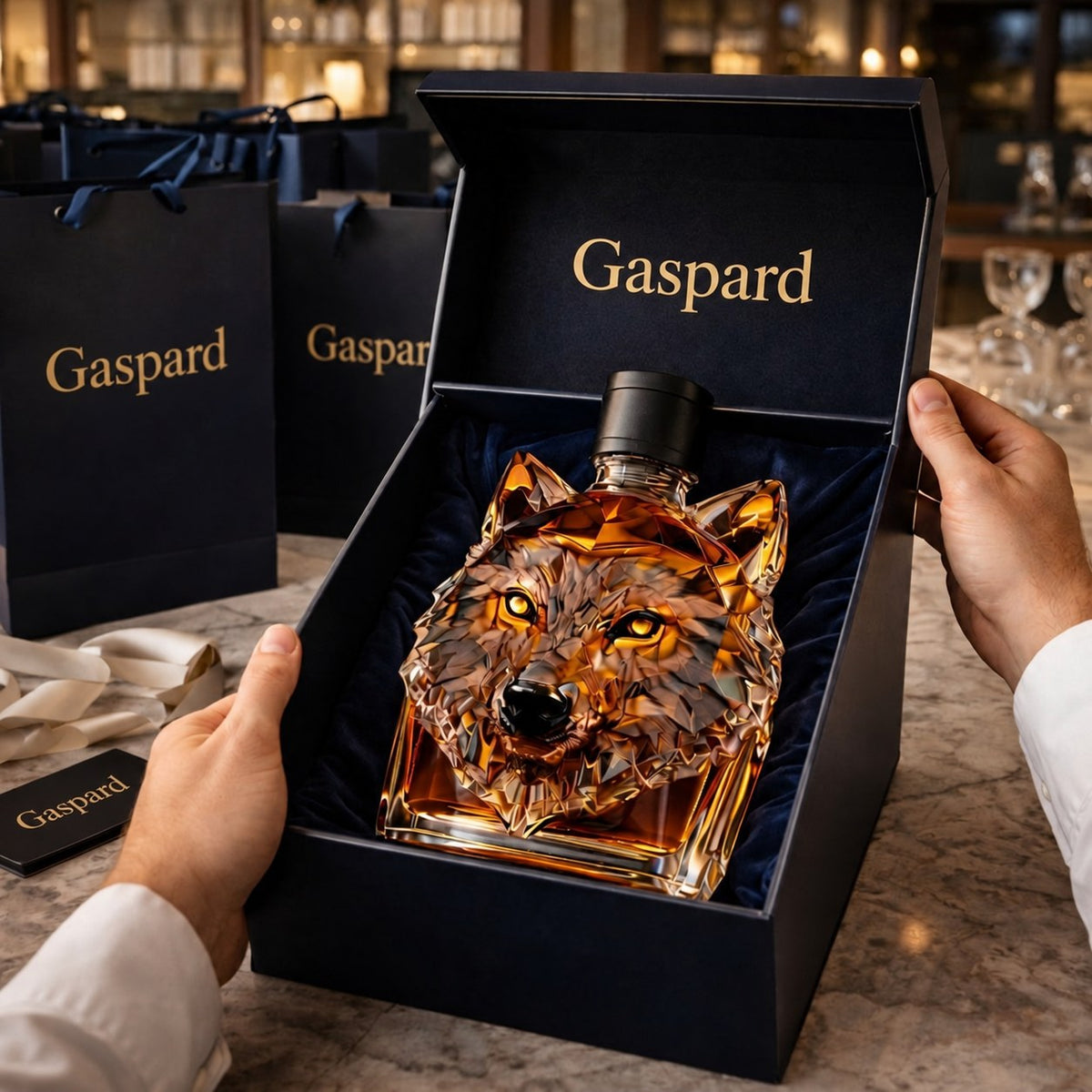 Carafe à whisky – Édition Loup – image 5