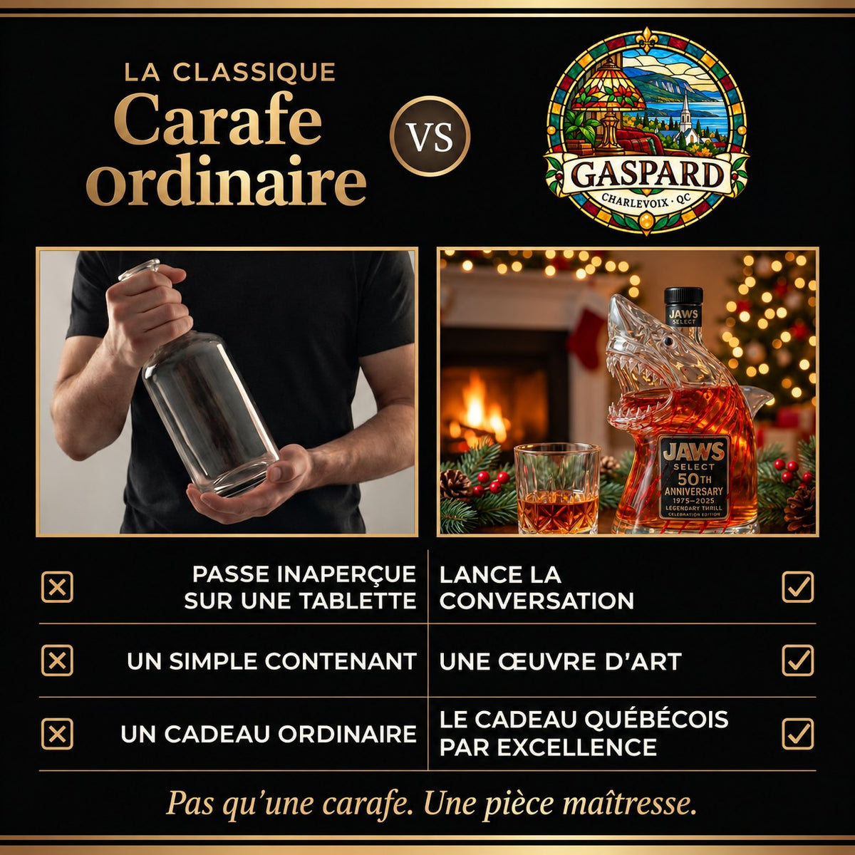 Carafe à whisky – Édition Requin – image 3