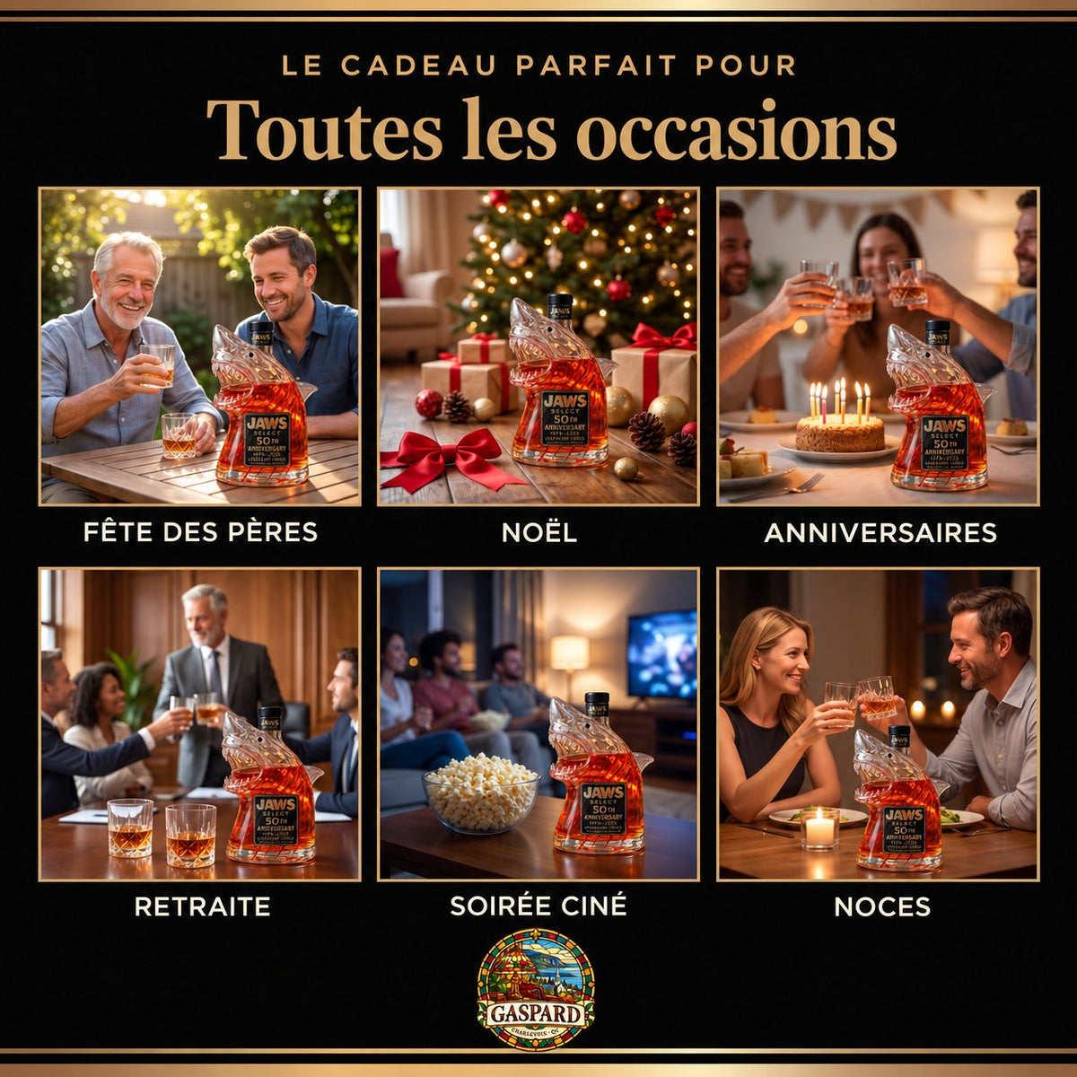 Carafe à whisky – Édition Requin – image 4