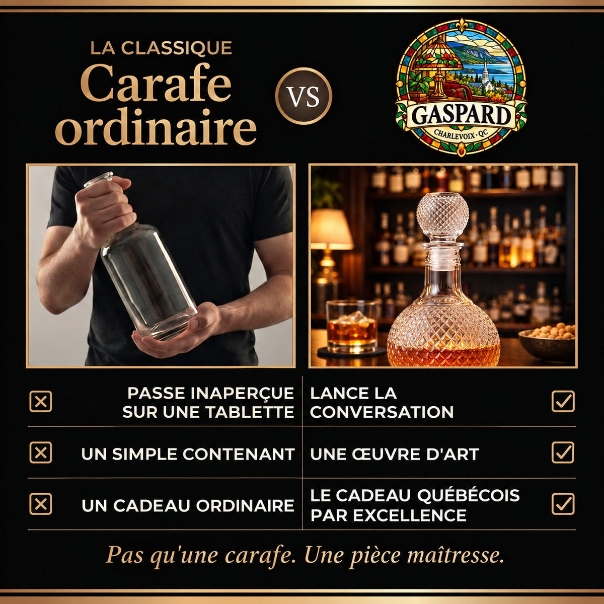 Carafe à whisky – Édition Diamant taillé – image 3