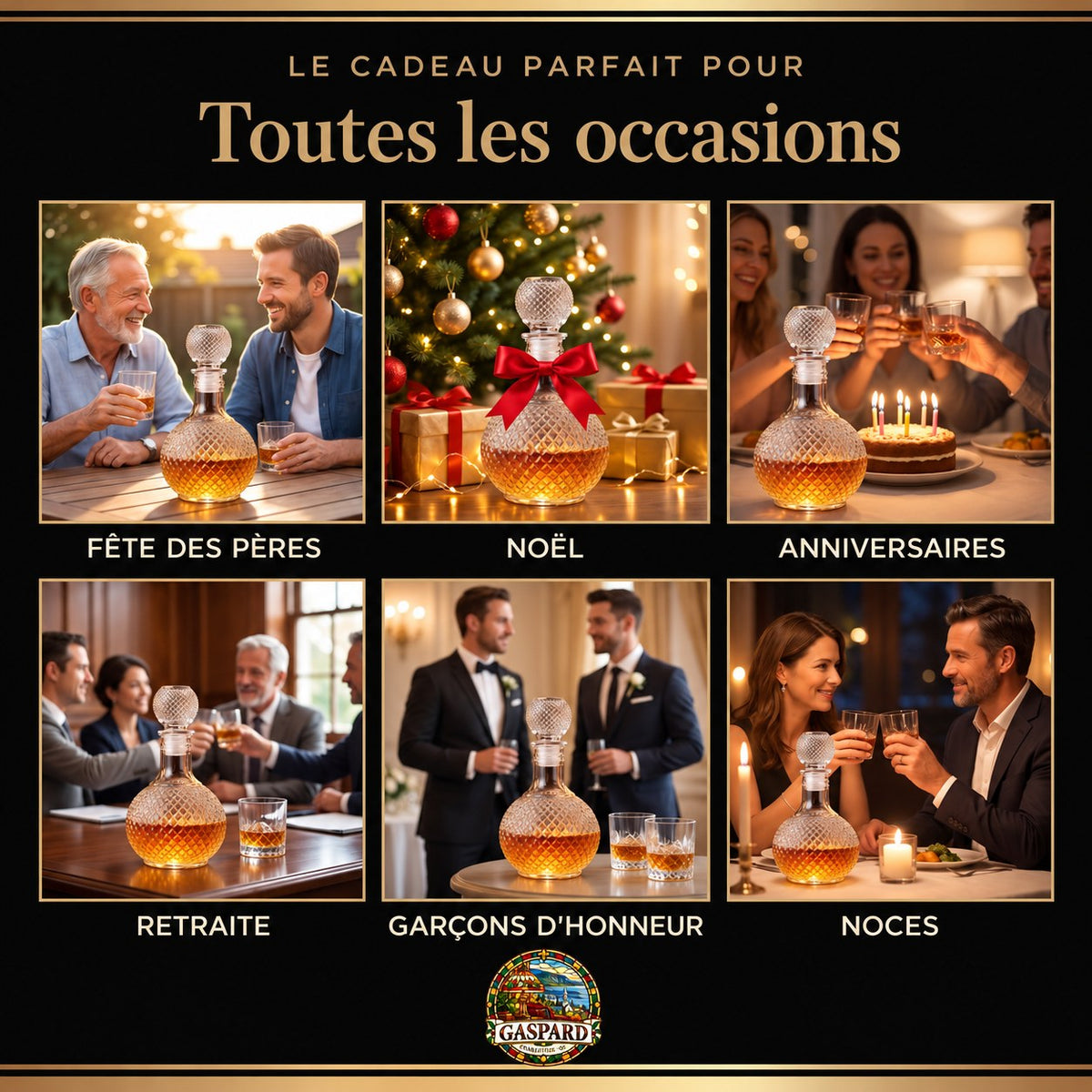 Carafe à whisky – Édition Diamant taillé – image 4