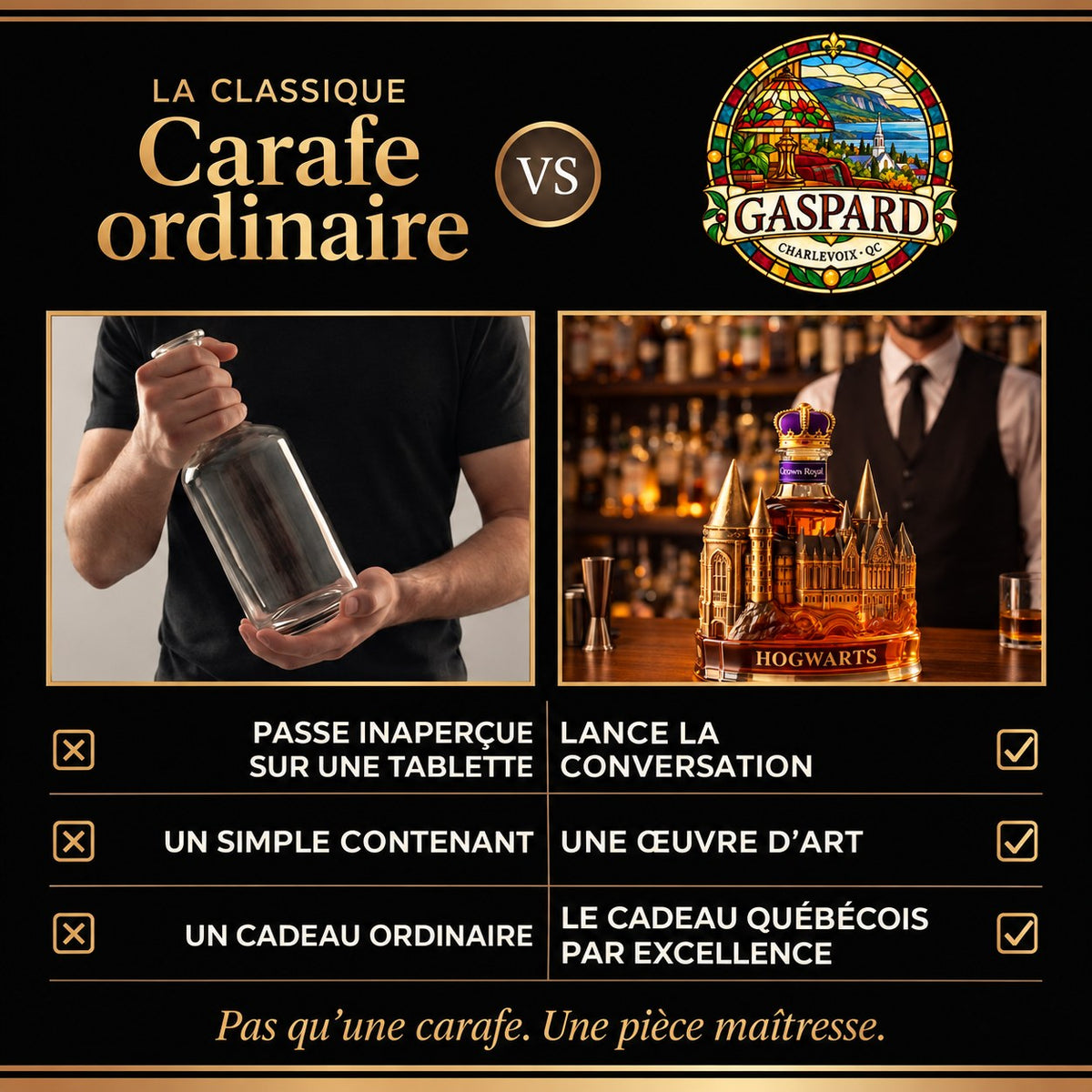 Carafe à whisky – Édition Château enchanté – image 3