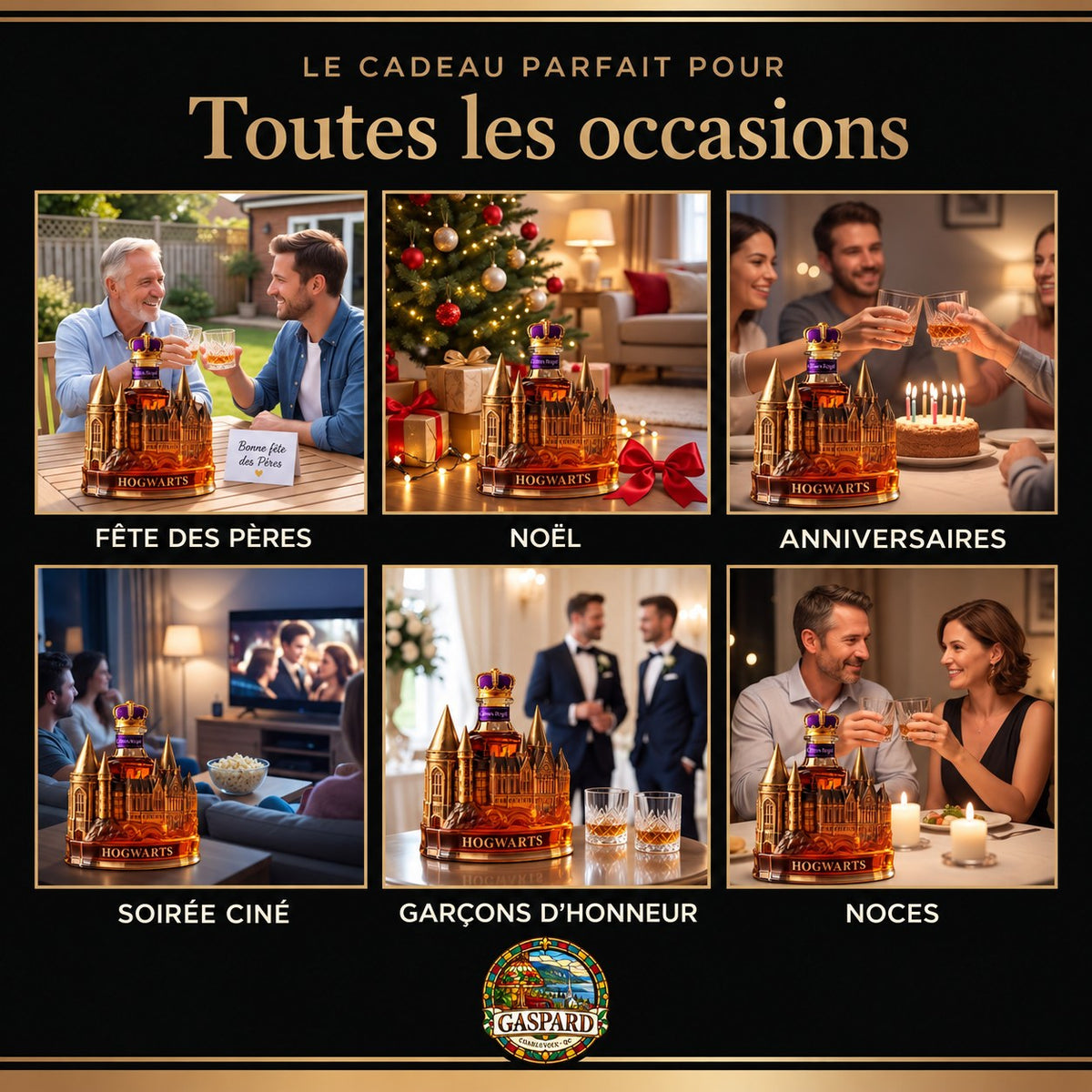 Carafe à whisky – Édition Château enchanté – image 4