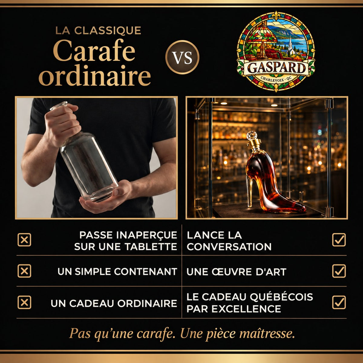 Carafe à whisky – Édition Talon haut – image 3