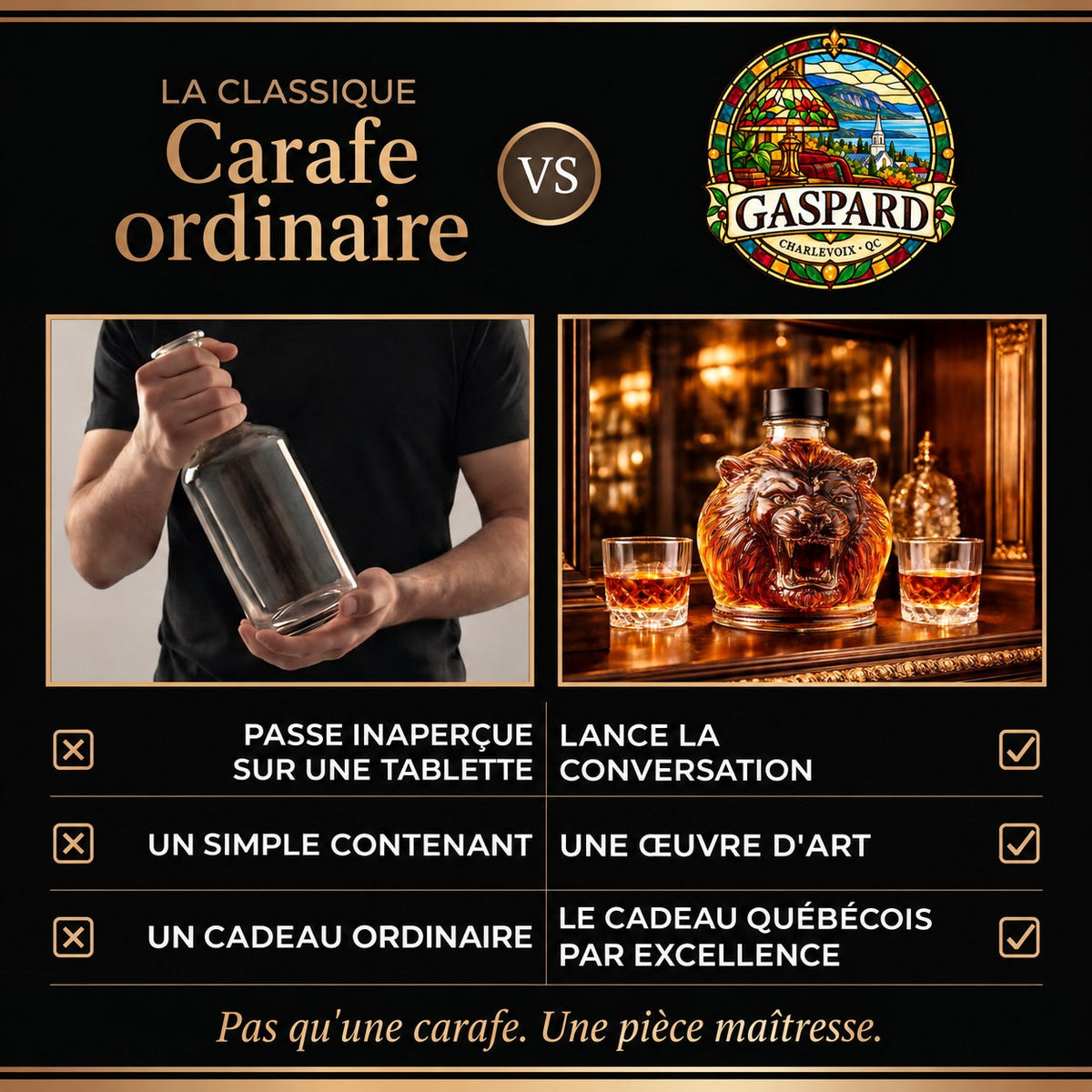 Carafe à whisky – Édition Lion – image 3