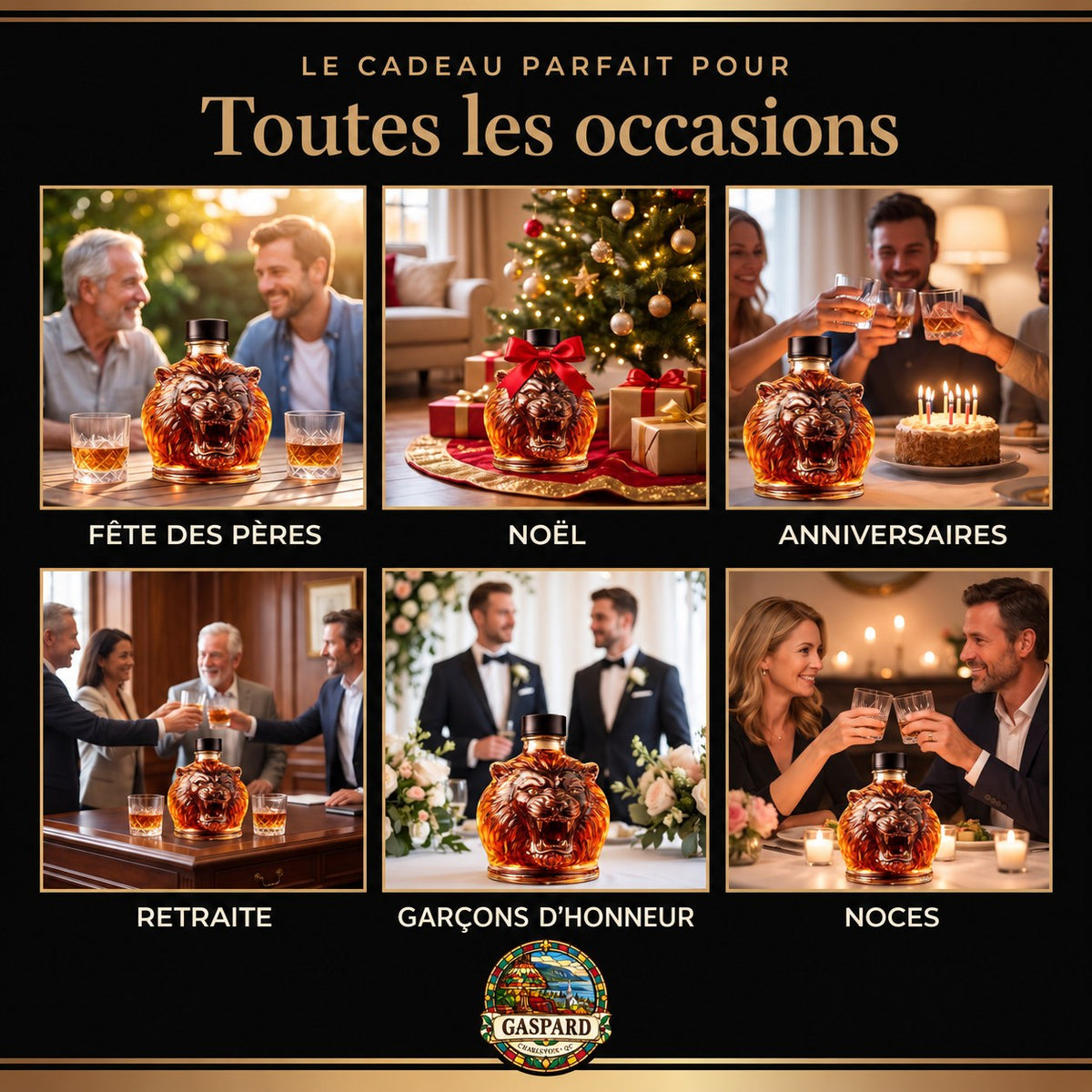Carafe à whisky – Édition Lion – image 4