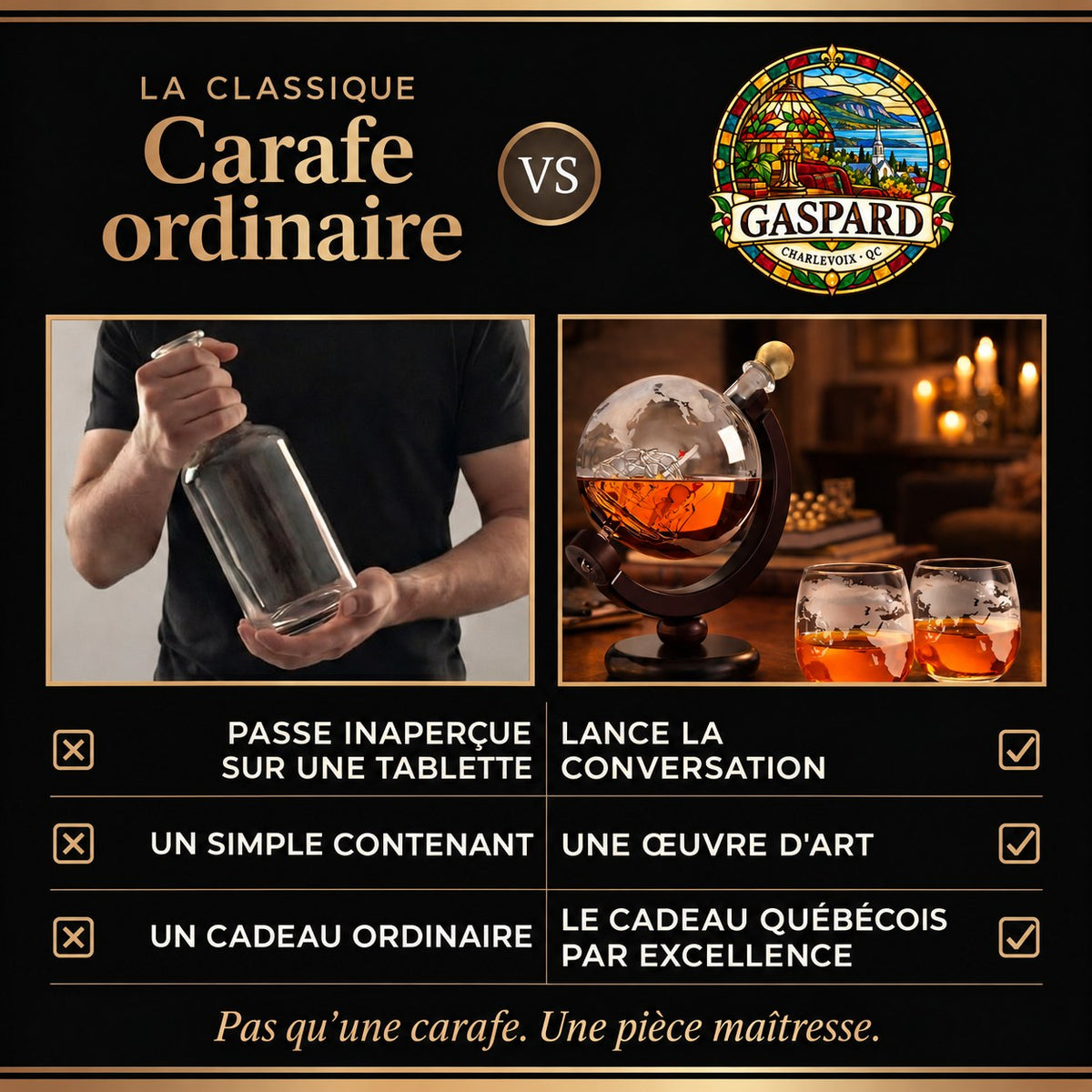Carafe à whisky – Édition Mappemonde – image 3