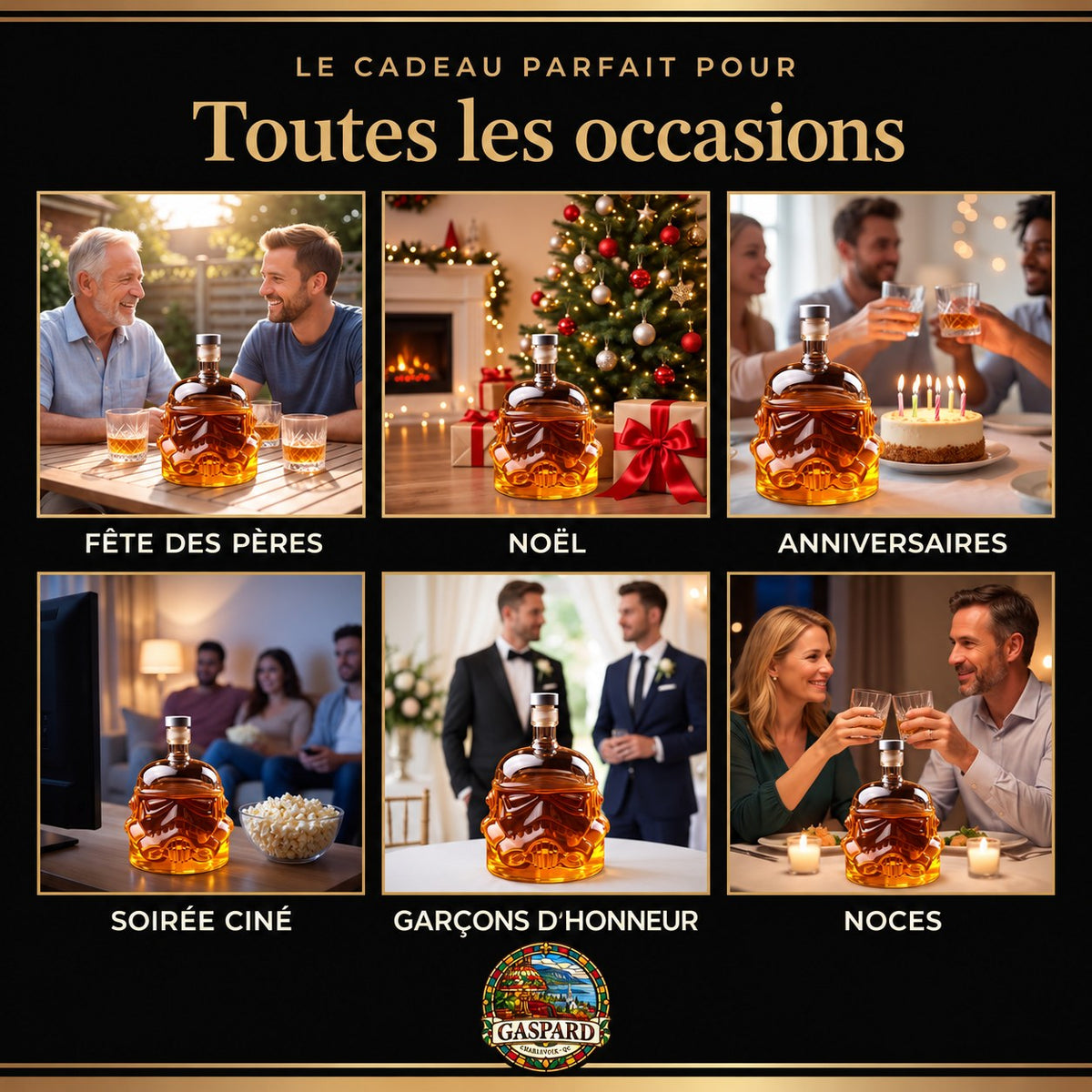 Carafe à whisky – Édition Côté obscur – image 4