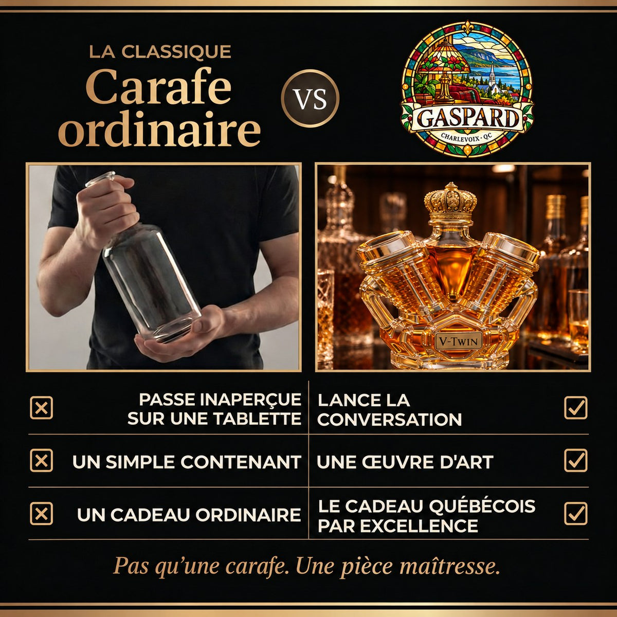 Carafe à whisky – Édition V-Twin – image 3