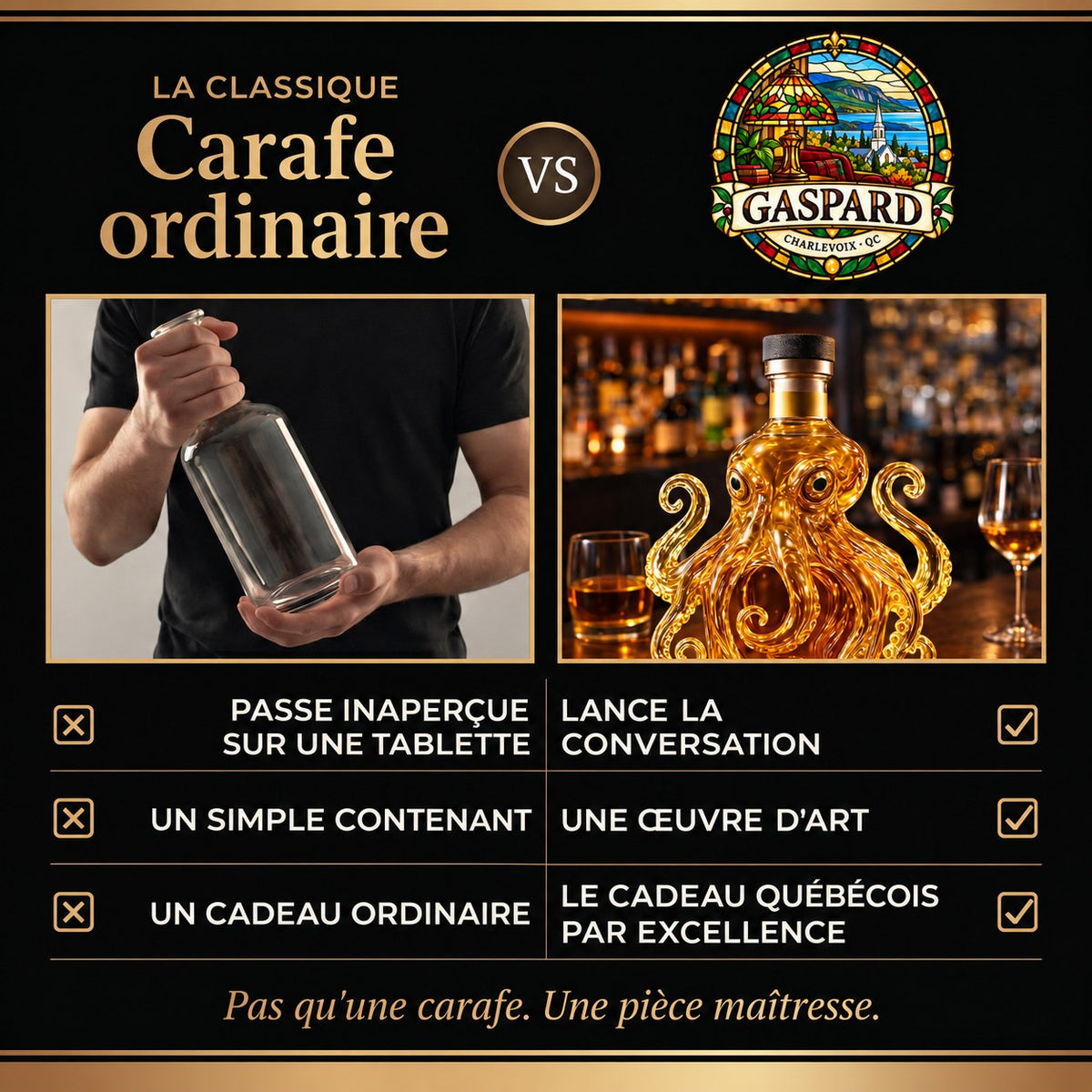 Carafe à whisky – Édition Pieuvre – image 3