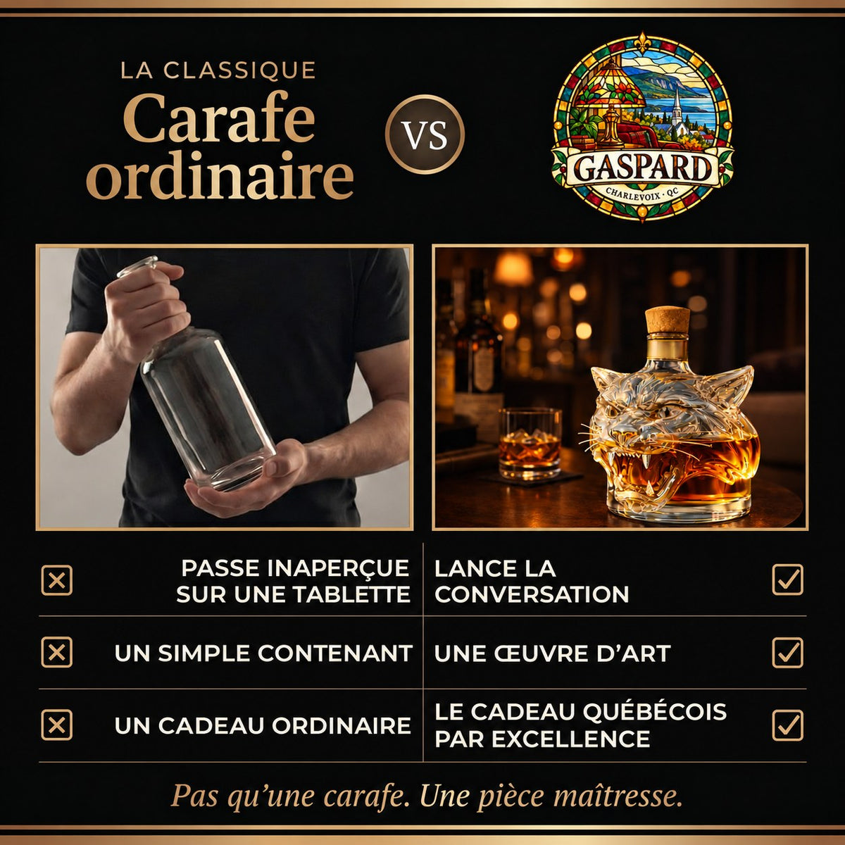 Carafe à whisky – Édition Tigre – image 3