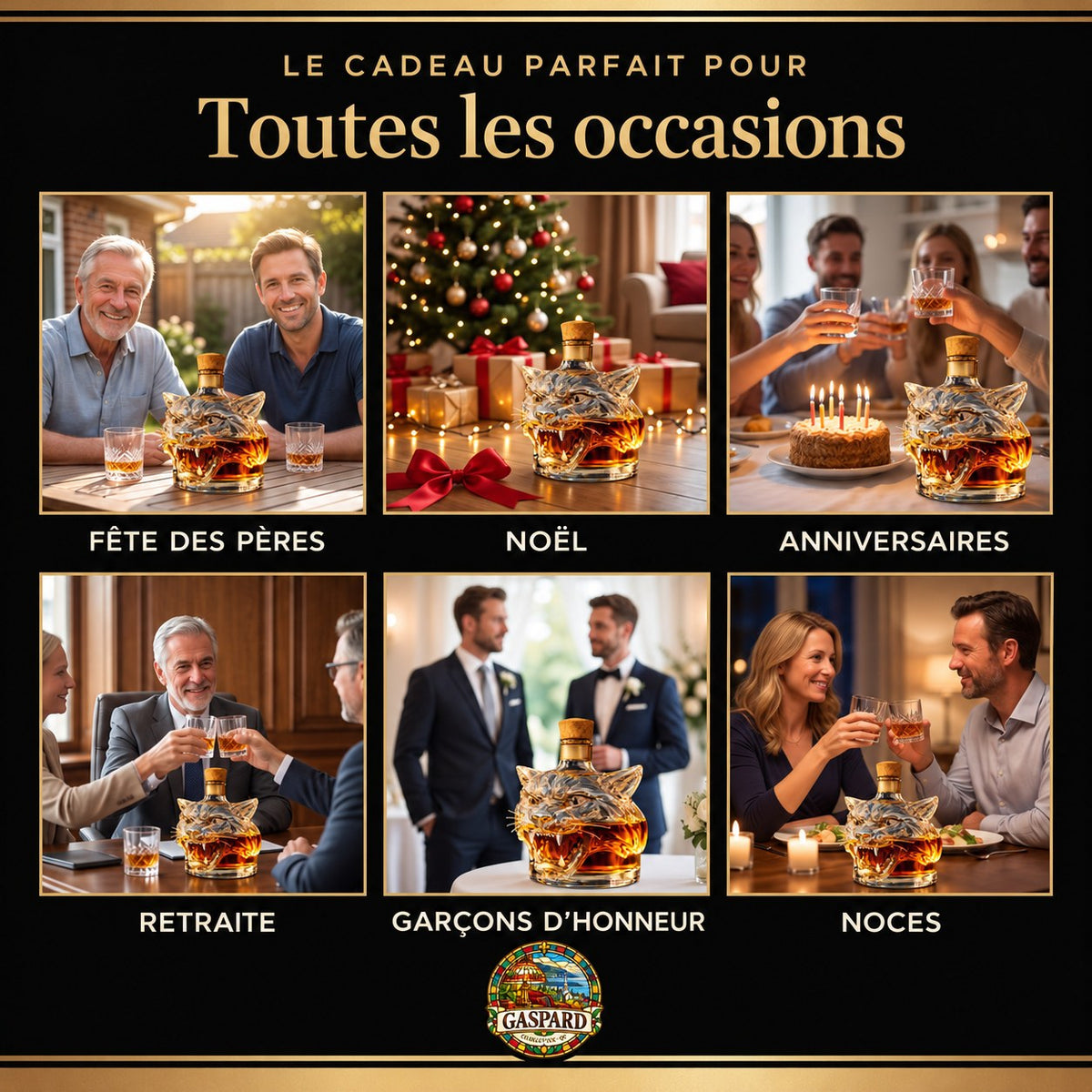 Carafe à whisky – Édition Tigre – image 4