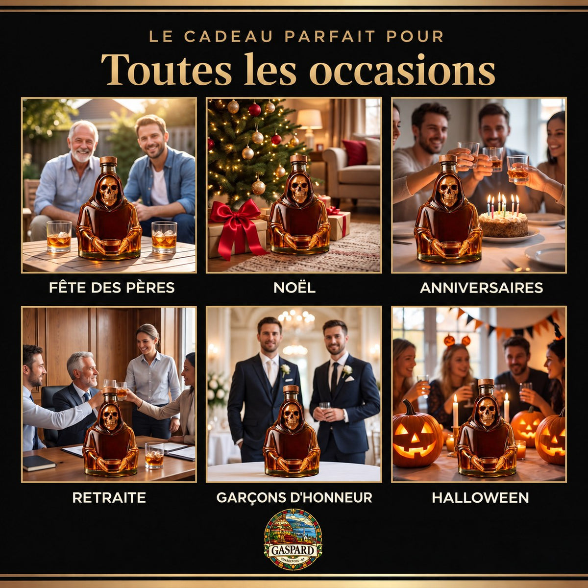Carafe à whisky – Édition Mort – image 4