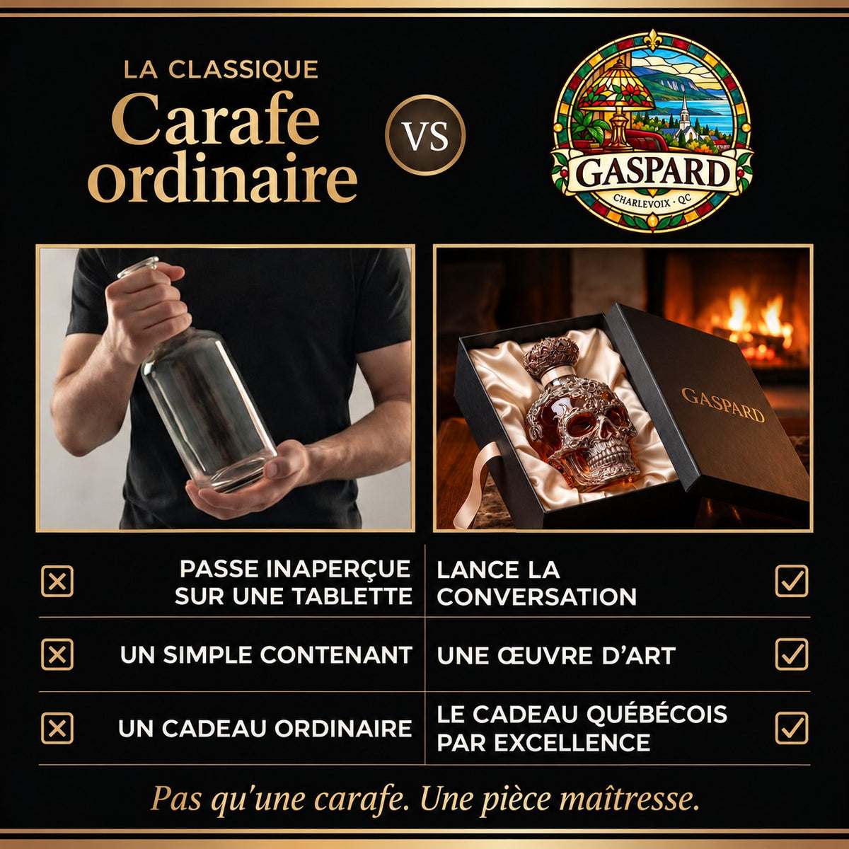 Carafe à whisky – Édition Crâne – image 3