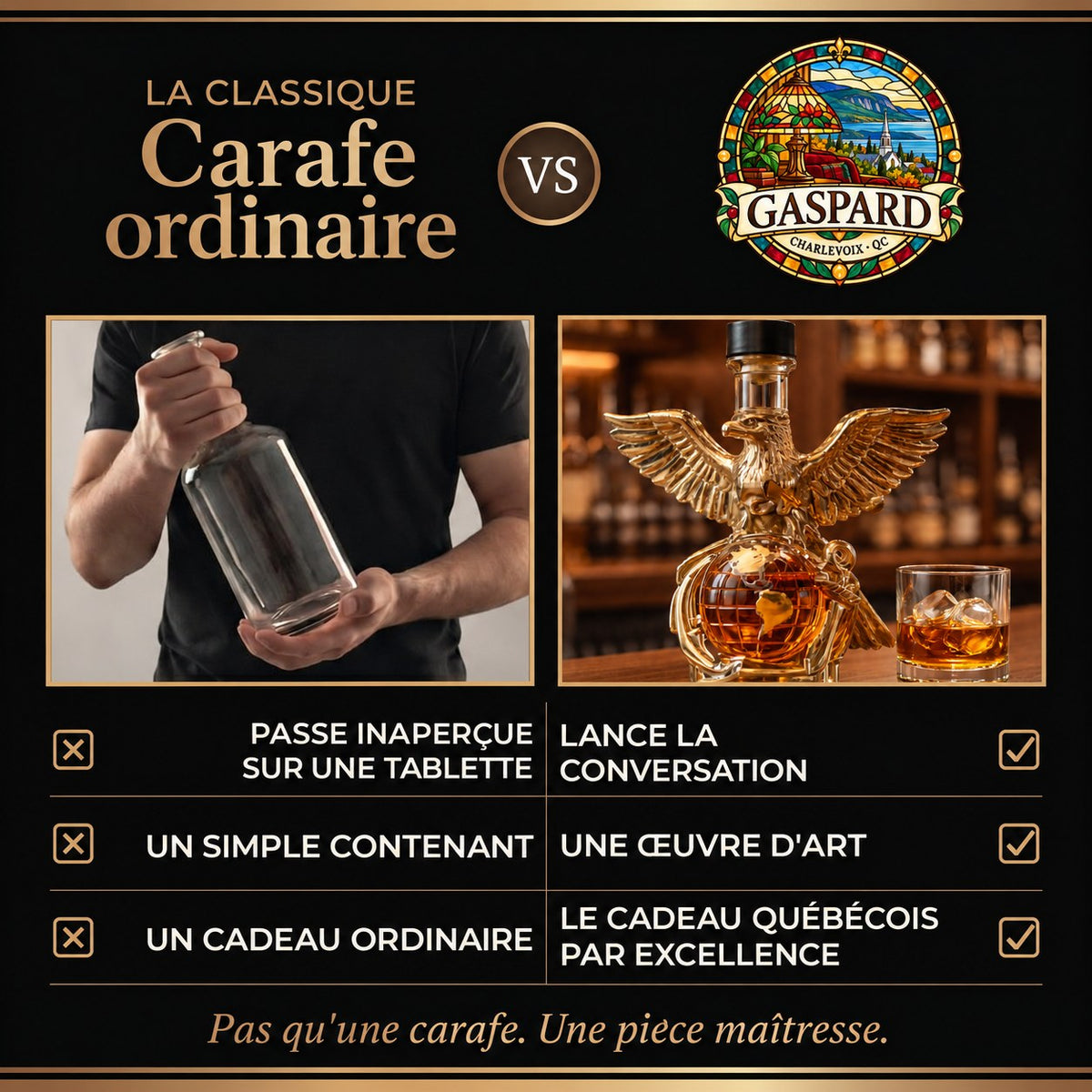 Carafe à whisky – Édition Aigle – image 3